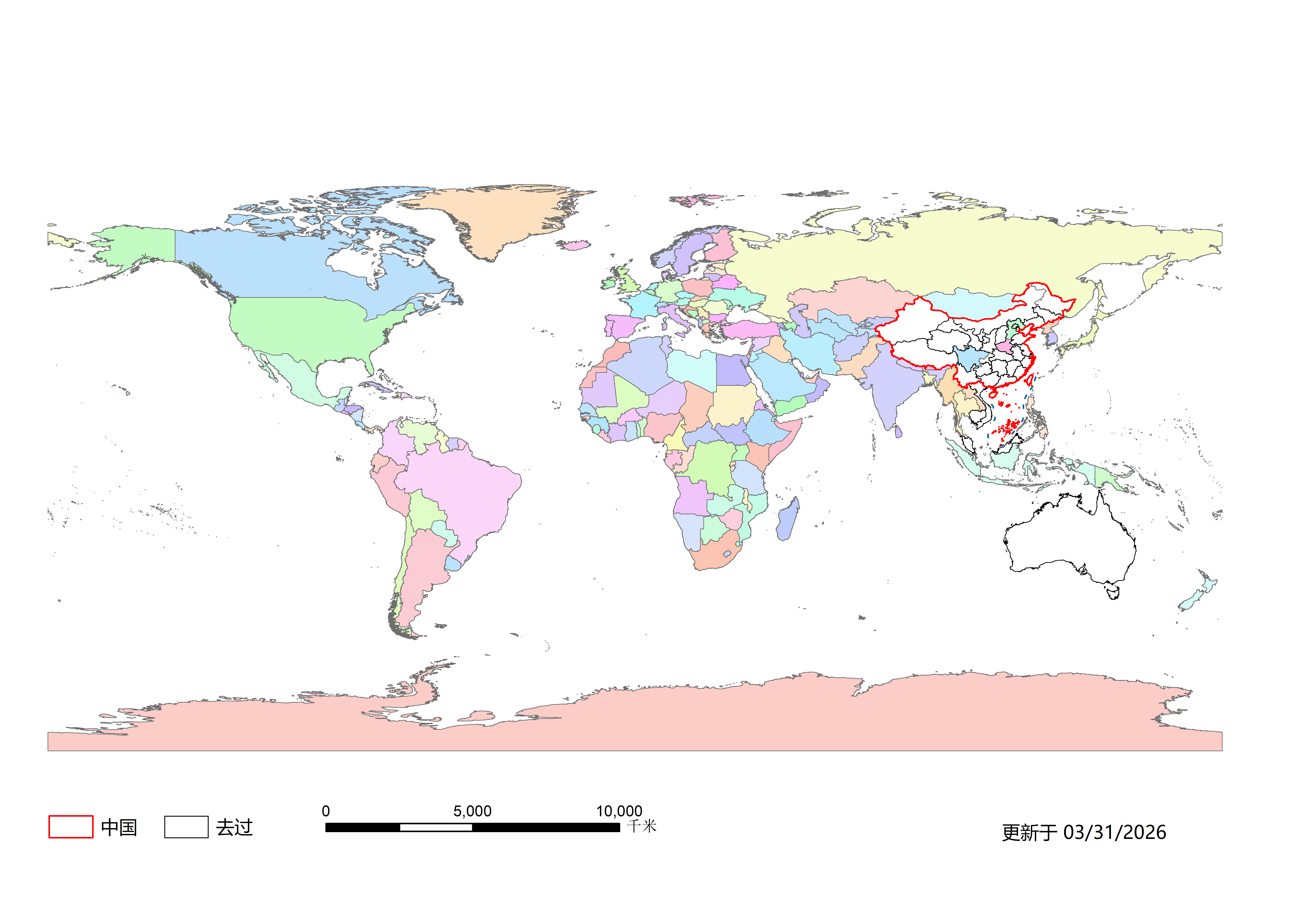 world map