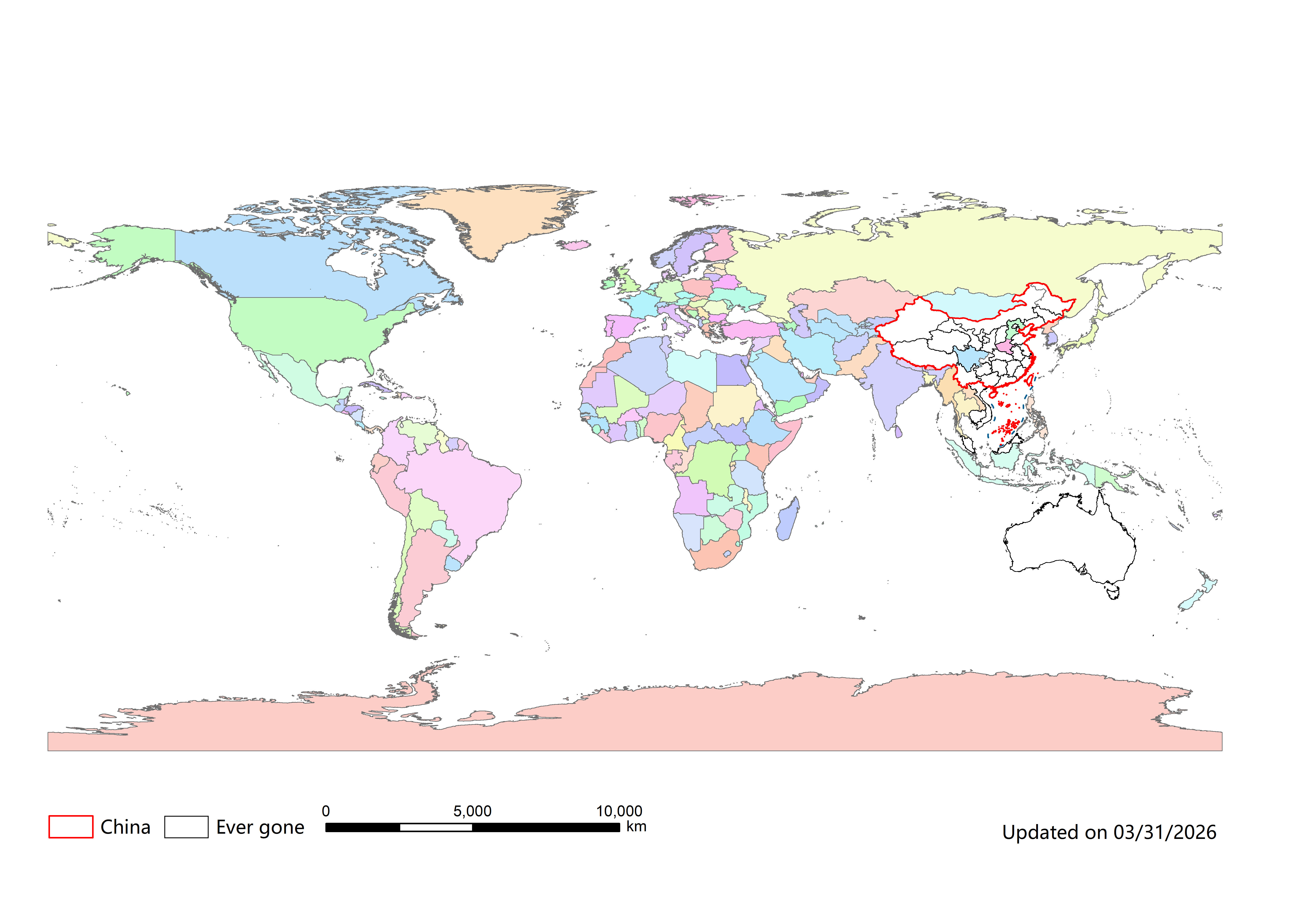 world map